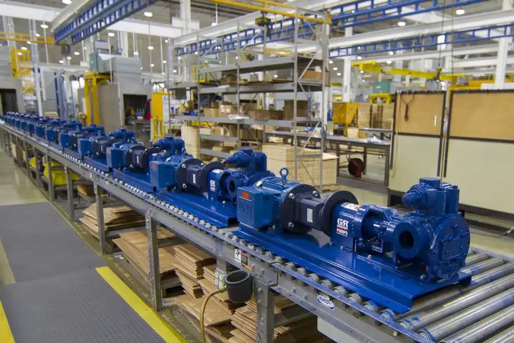 Assemblage van GHA series tandwielpompen