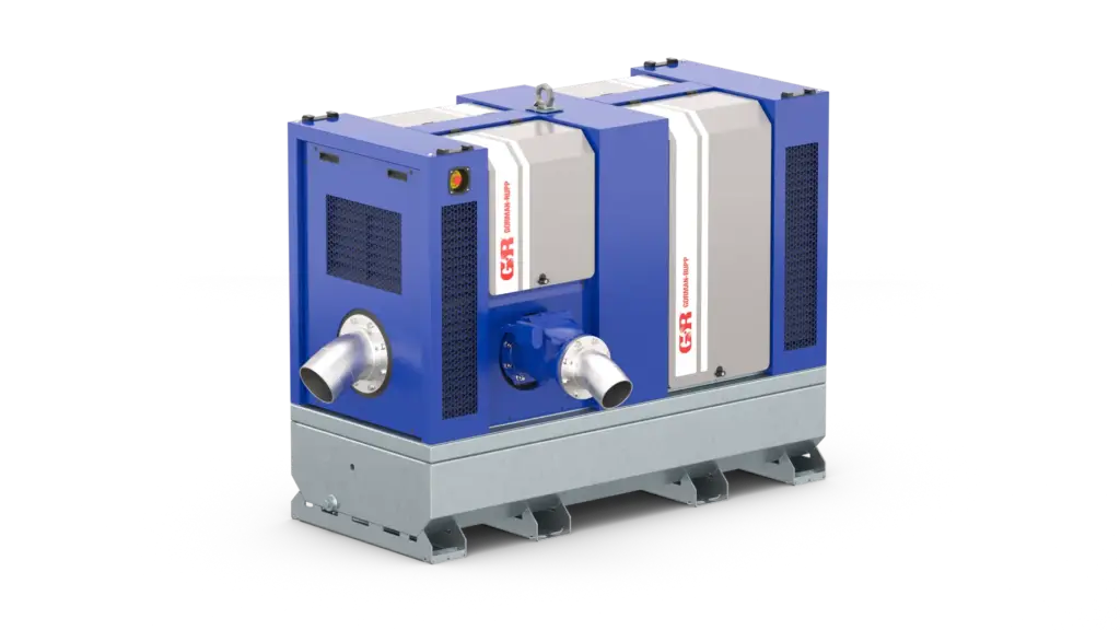 De Gorman-Rupp S-Line PA6-440-L/LS is een dieselaangedreven droog zelfaanzuigende pompset voor het verpompen van schoon en vervuild water (L-versie) en/of rioolwater (LS-versie).