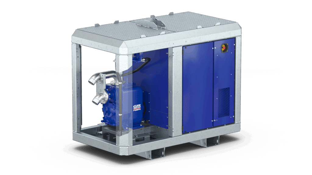 E-LINE U3-15-4​
Elektrisch aangedreven nat zelfaanzuigende pompset voor het verpompen van schoon en licht verontreinigd water.